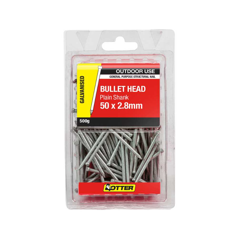 Otter Bullet Head Nails - Galvanised