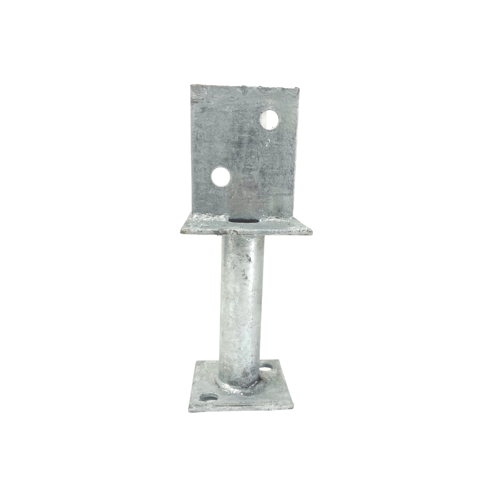 McIntyre® Blade Style Galvanised Post Support with 125mm leg