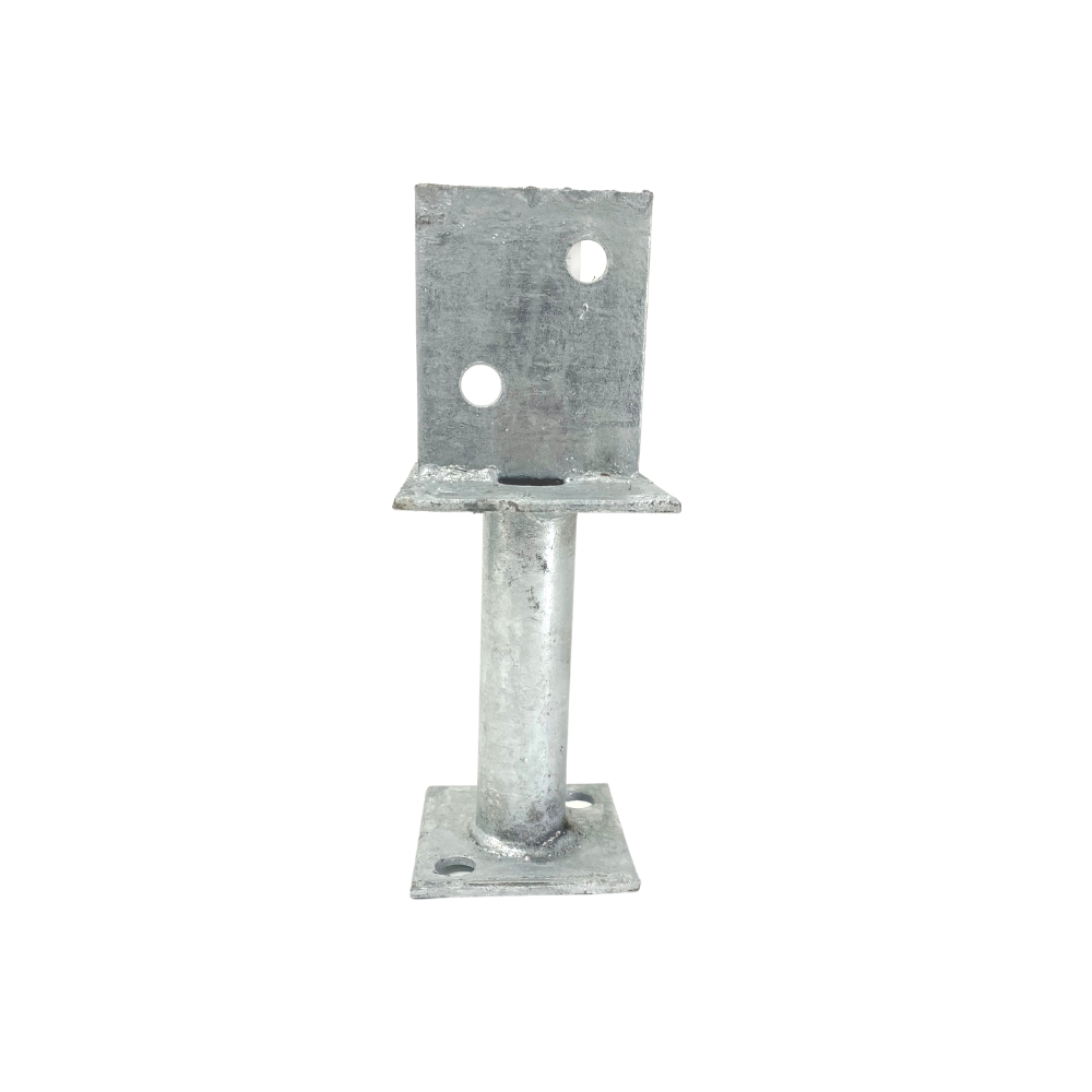 McIntyre® Blade Style Galvanised Post Support with Various Leg Lengths and Blade Sizes