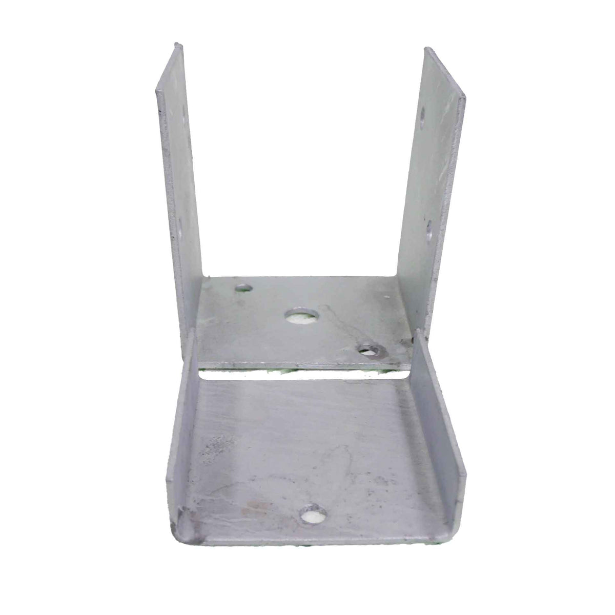 McIntyre® Galvanised Bolt-On Post Support with Base for Secure Structural Fixing