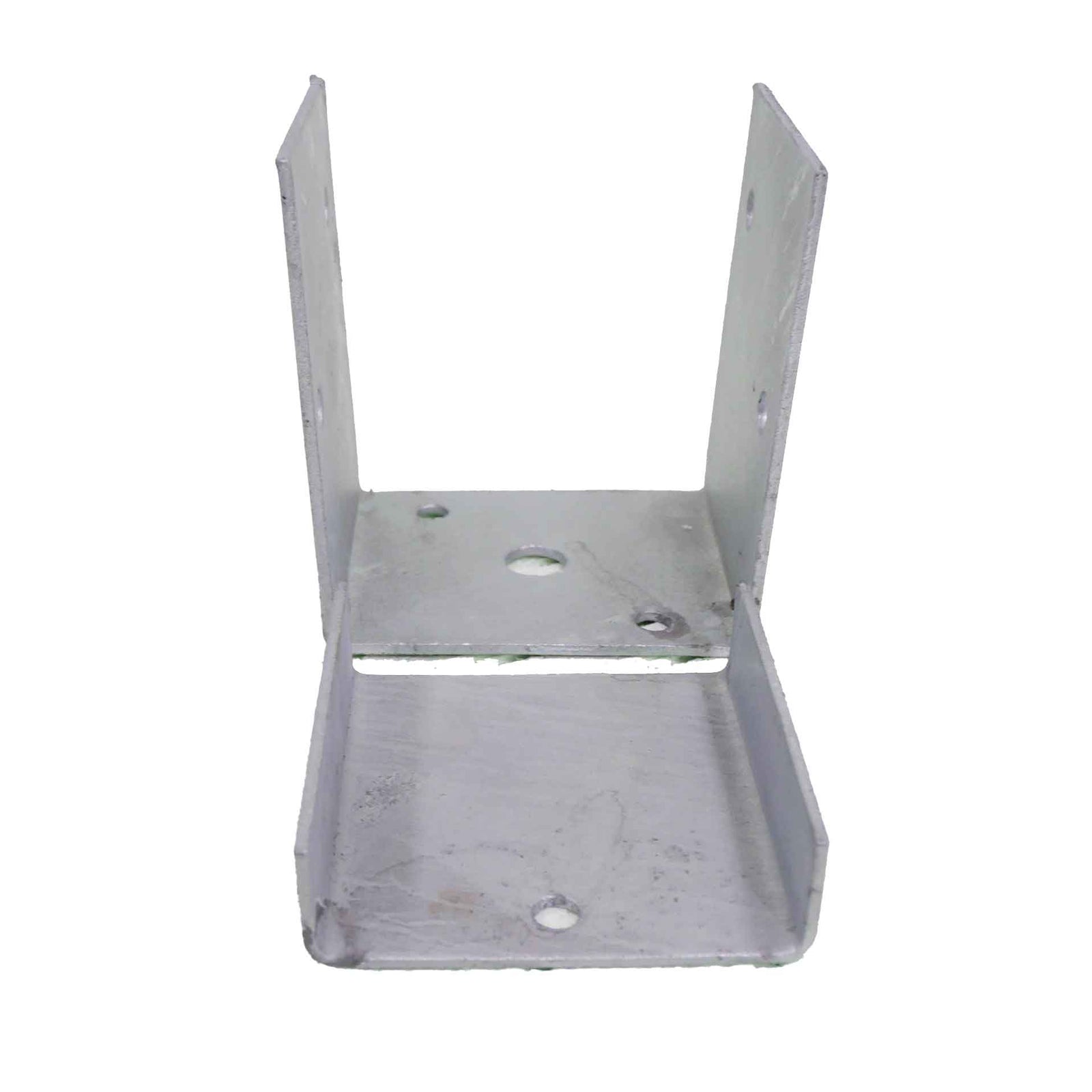 McIntyre® Galvanised Bolt-On Post Support with Base for Secure Structural Fixing