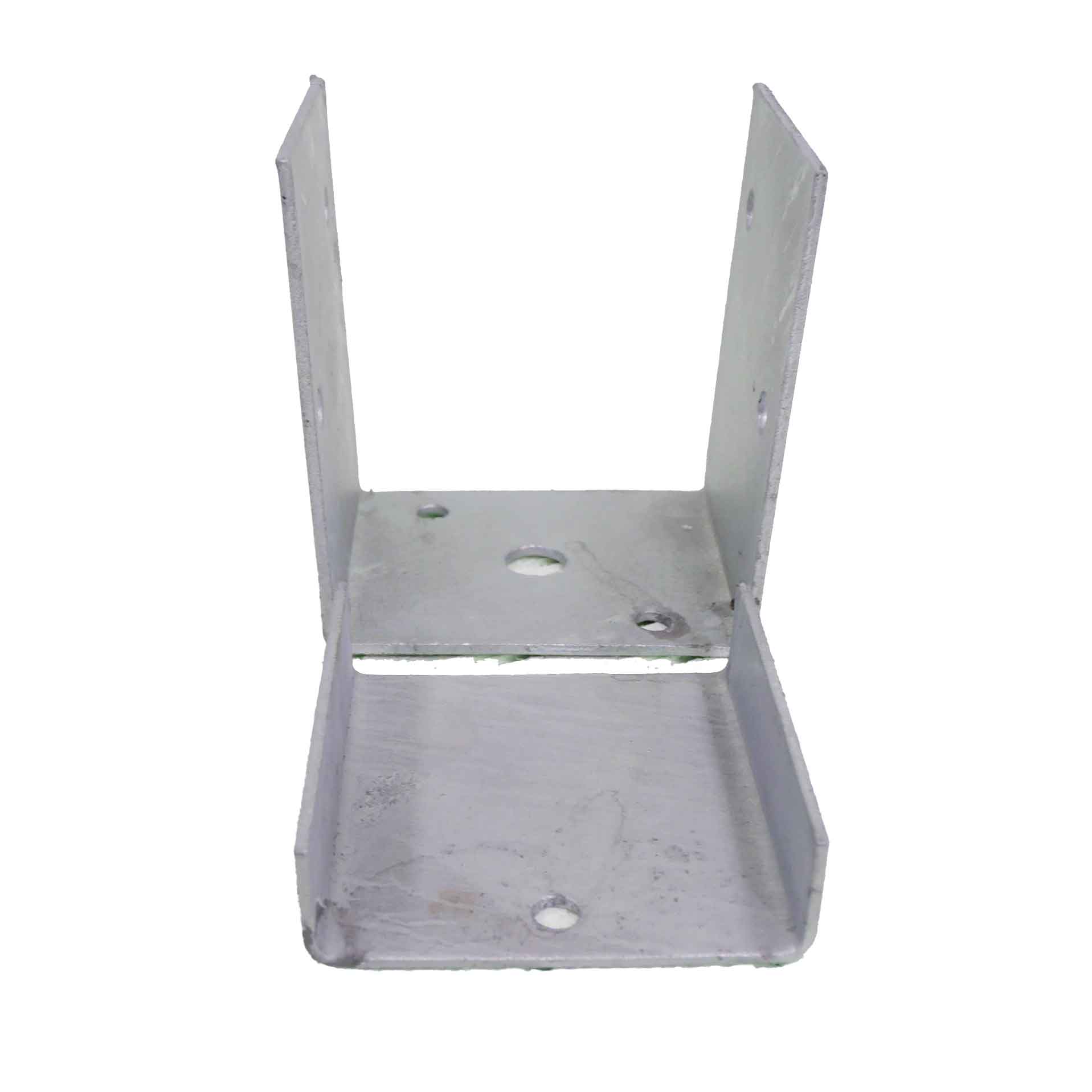 McIntyre® Galvanised Bolt-On Post Support with Base 100mm