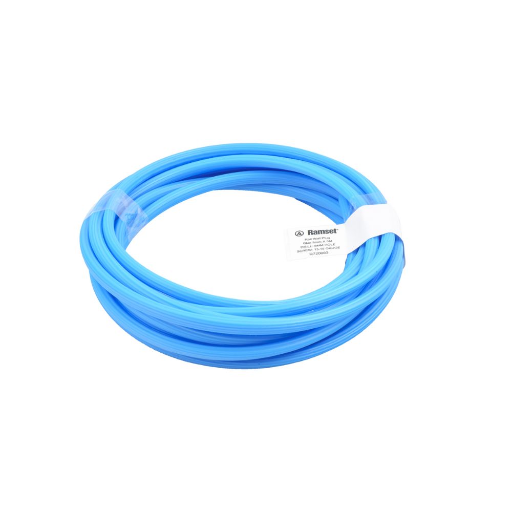 Ramset 8mm x 5m Blue Wall Plug Roll
