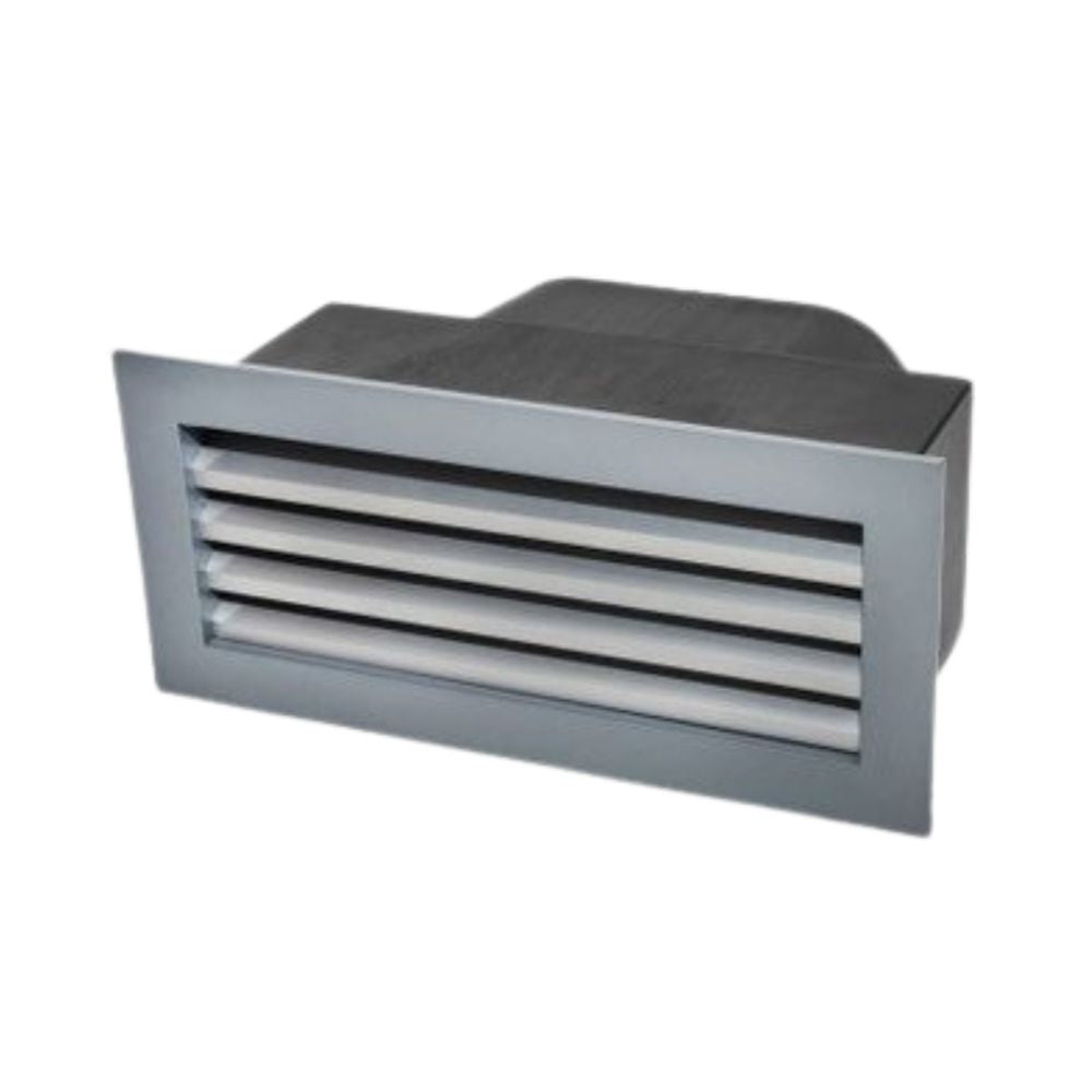 Alpine Weatherproof Louvre Single Brick Wall Vent 150mm