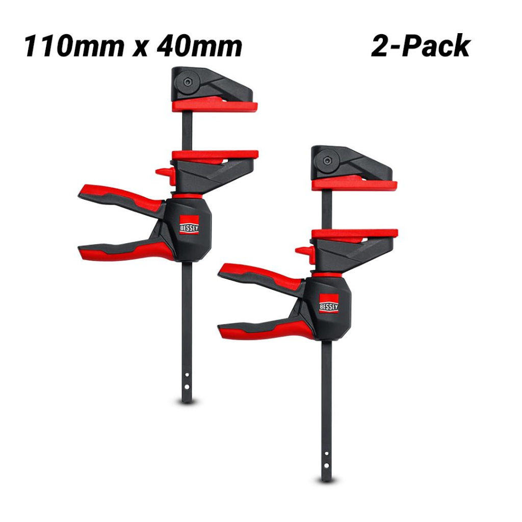 Bessey EZ360S-11SET 2-Pack 110mm x 40mm One Handed Rotating Handle Clamp