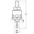 Carbitool Drill Countersink with Ball Bearing Depth Stop