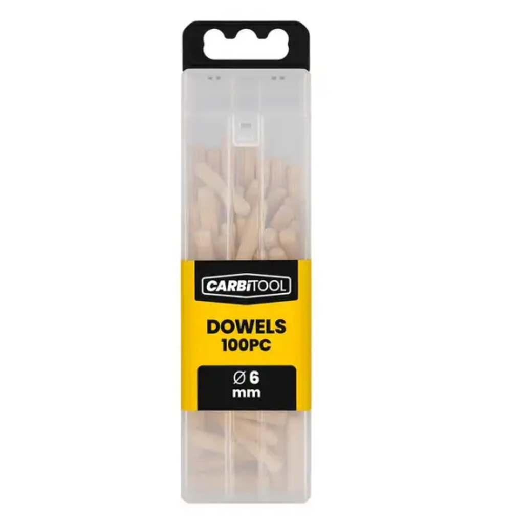 Carb-I-Tool Dowel Fluted 6mm - 100 Piece
