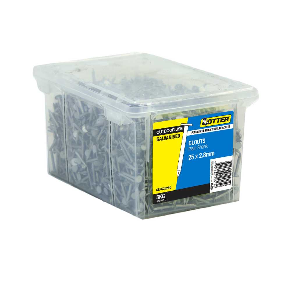 Otter® Clout Nails Galvanised 25 x 2.8mm