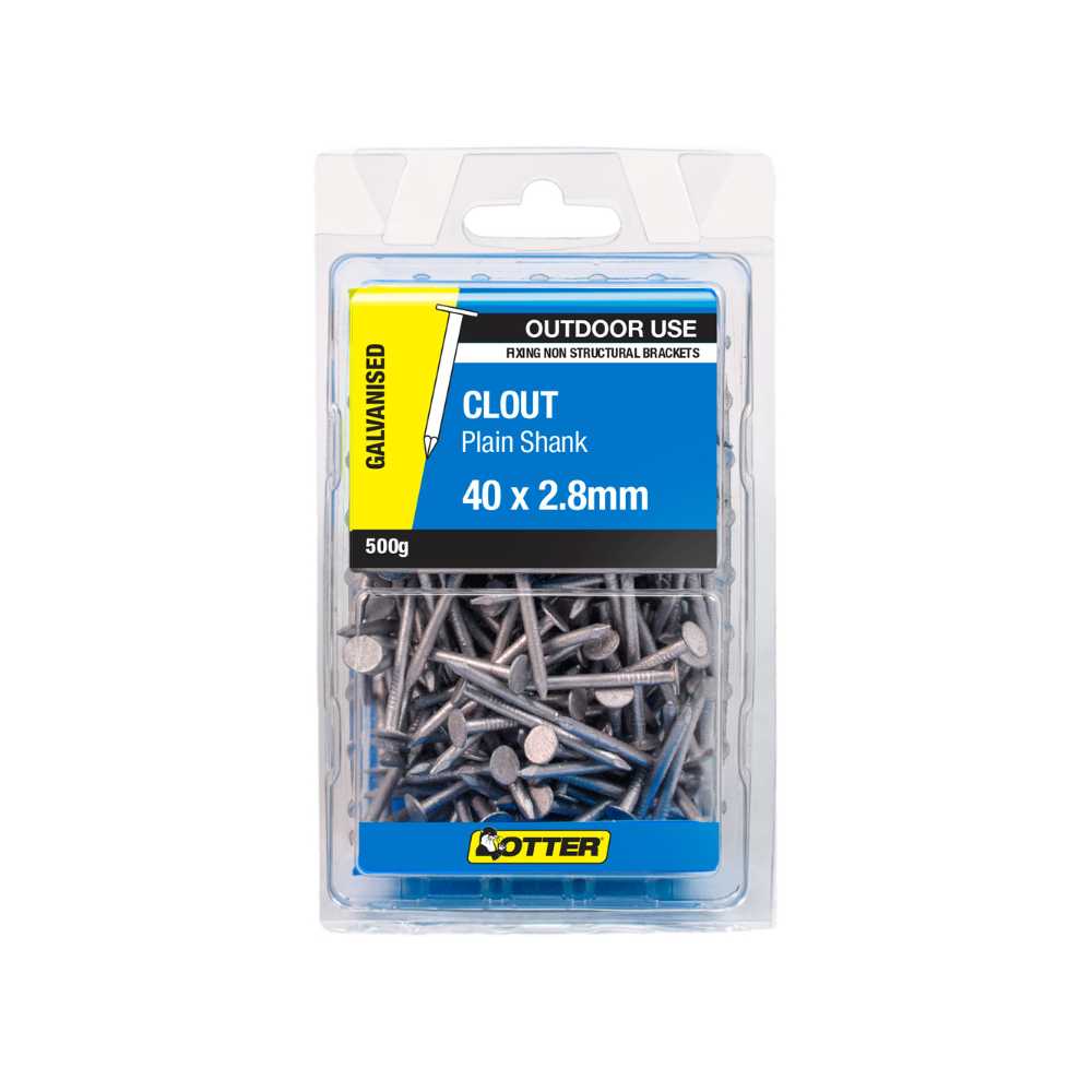 Otter Clout Nails - Galvanised