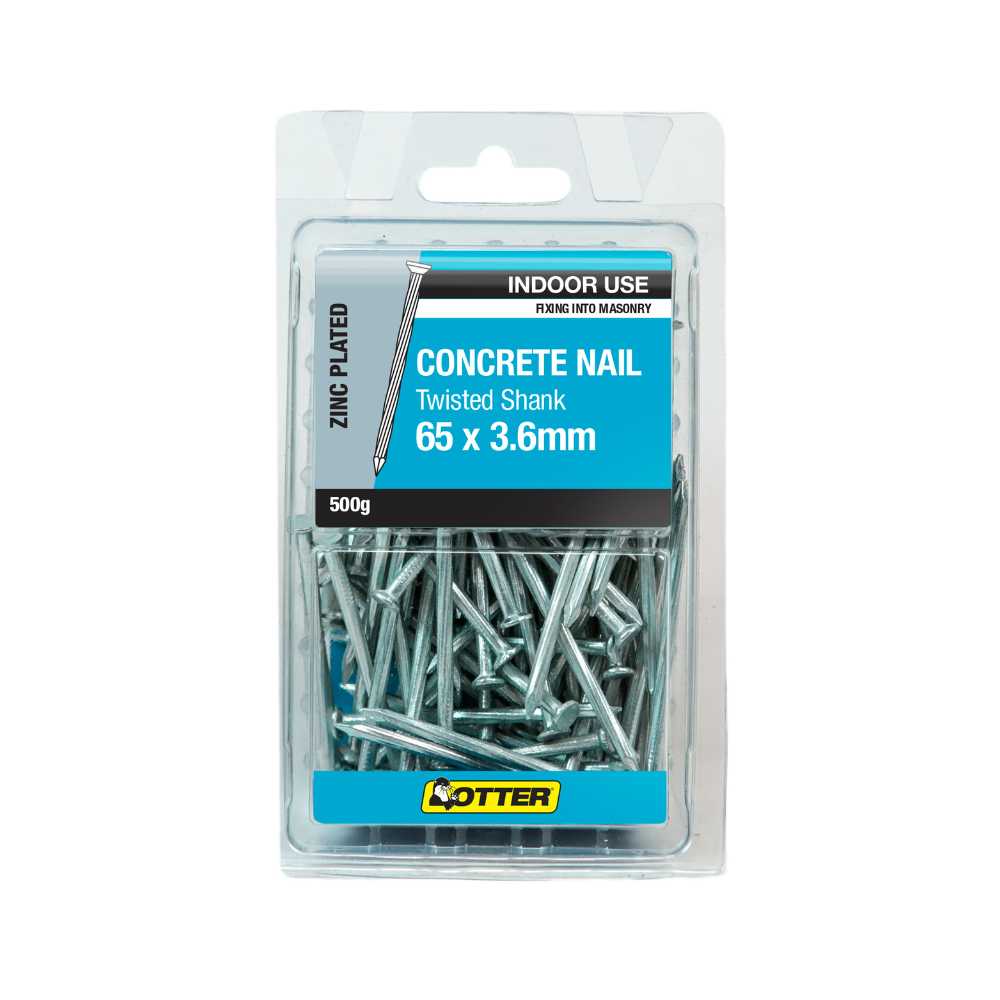 Otter Concrete Nails - Zinc Plated