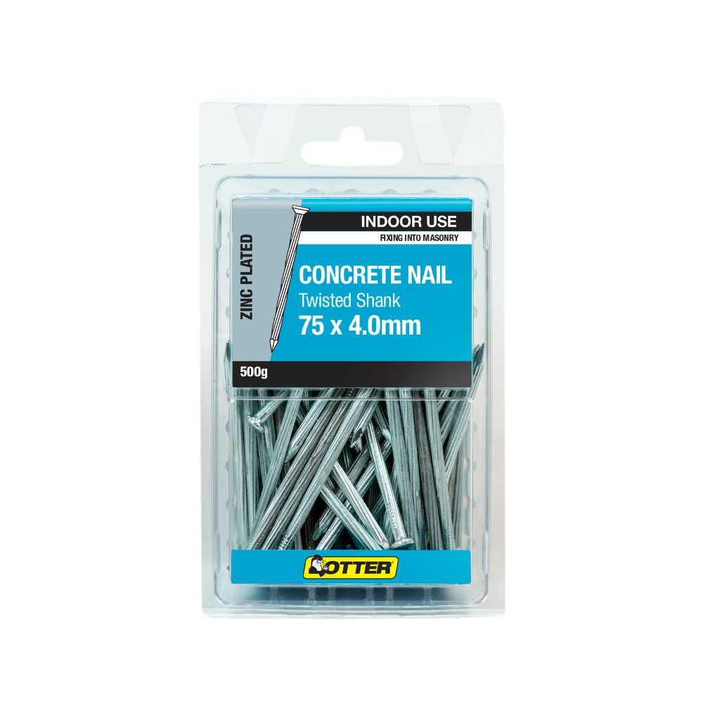 Otter Concrete Nails - Zinc Plated