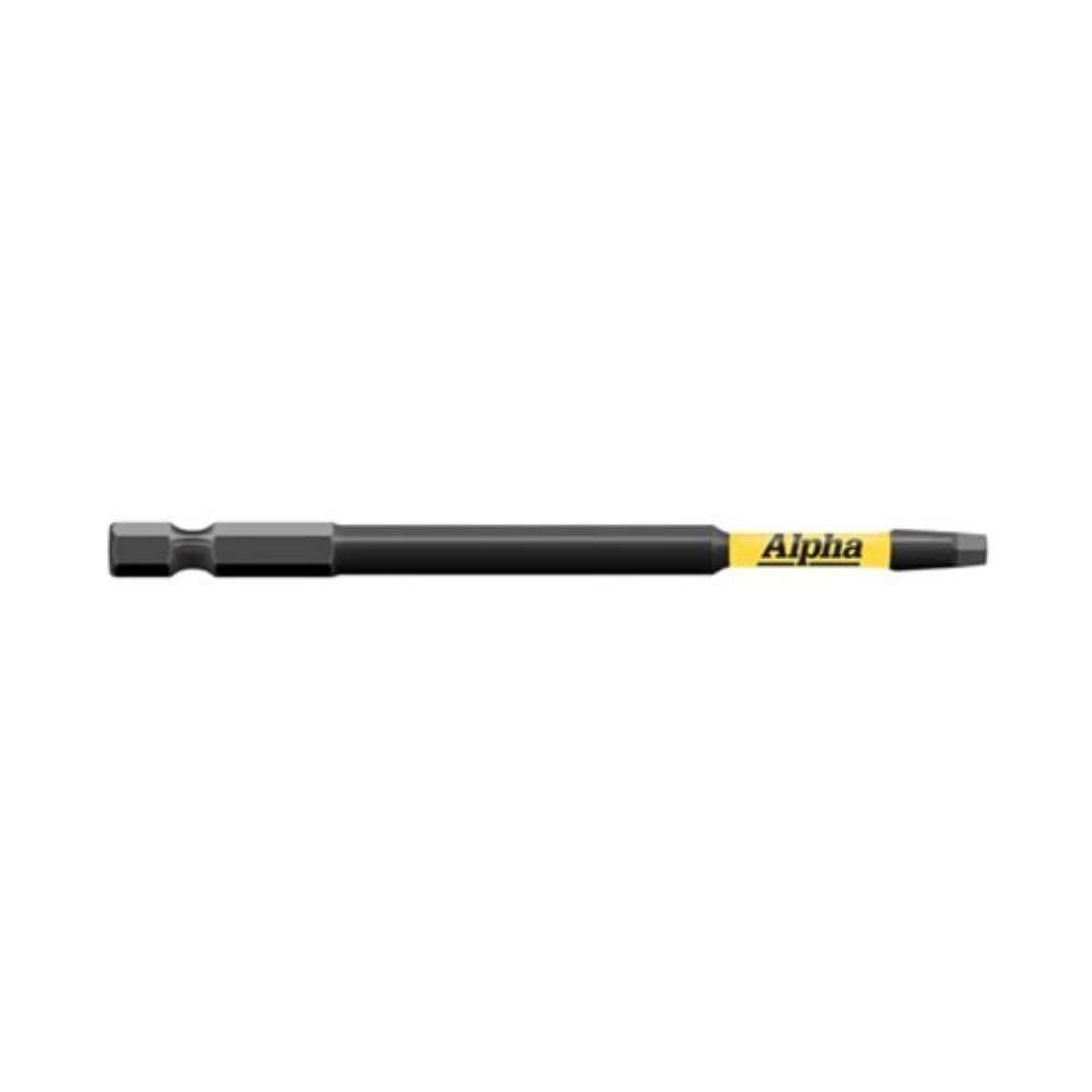 Alpha ThunderMax SQ2 x 100mm Impact Power Bit Carded