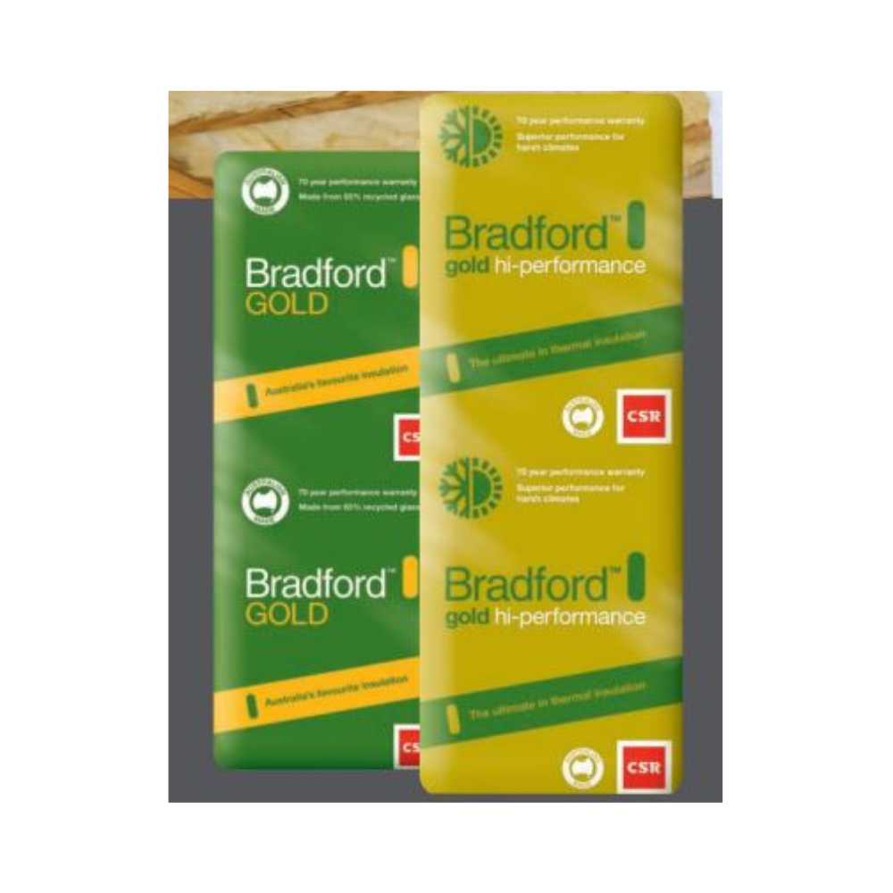 Bradford Gold HP Ceiling Batts R5.0 X 1160mm x 580mm x 240mm - 6.1m2 (8 Pcs)