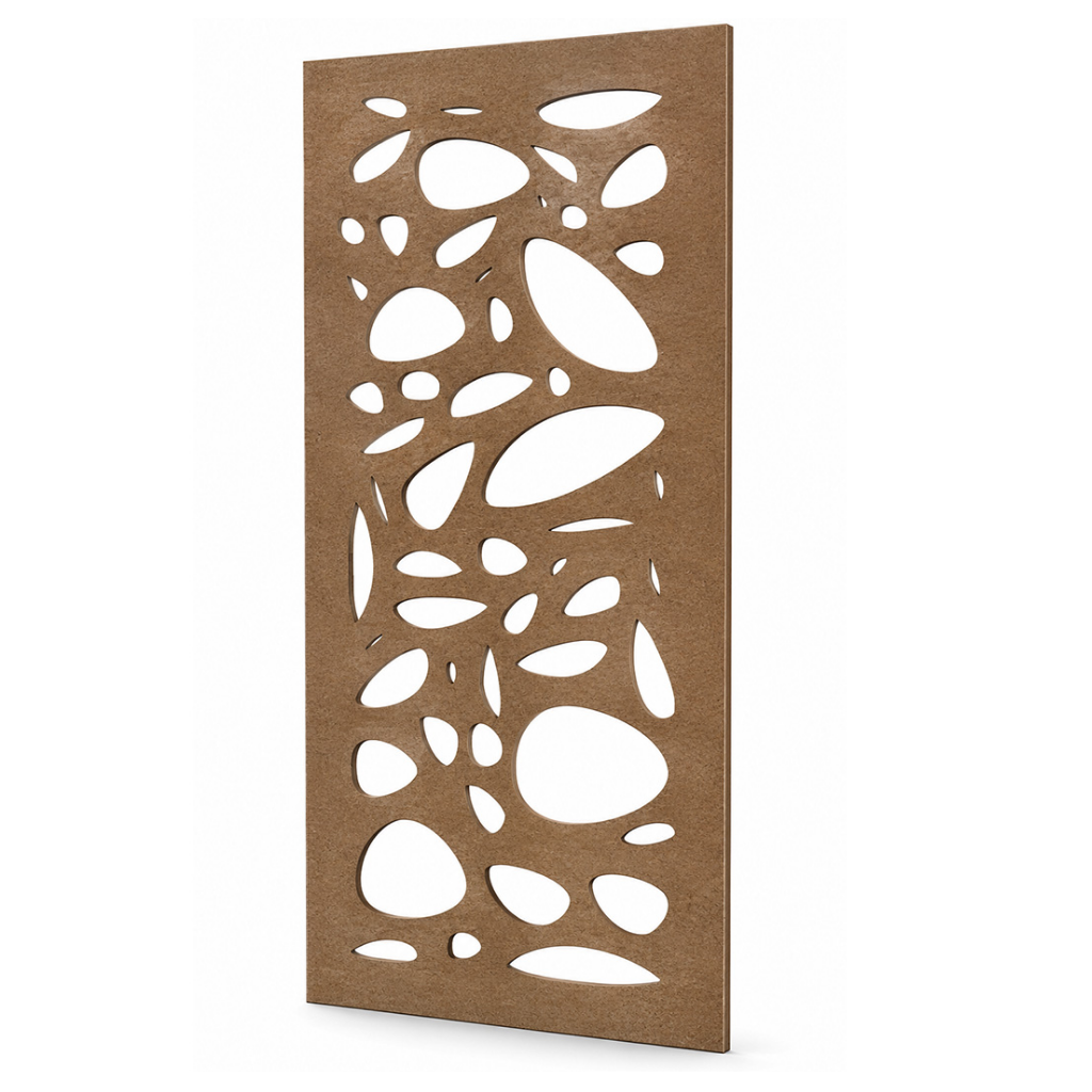 Cayman Decorative Privacy Screen- Raw Finish