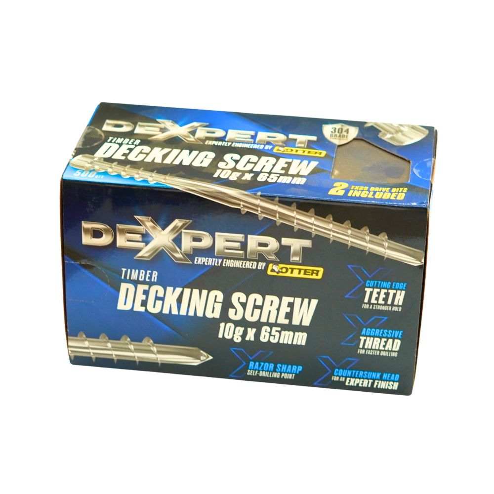 Otter Dexpert Decking Screw 304 Stainless Steel 500 Pack