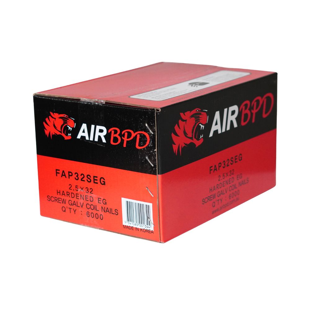 Air BPD CL 32mm Dacro Galv Screw Shank Oval Flat Head Coil Nail - SOLD BY THE COIL