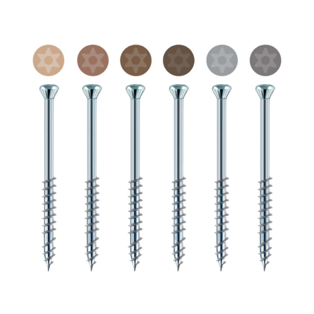 Ed Screw Color Everdeck® Top-Fix Coloured Screws - Barwon Timber
