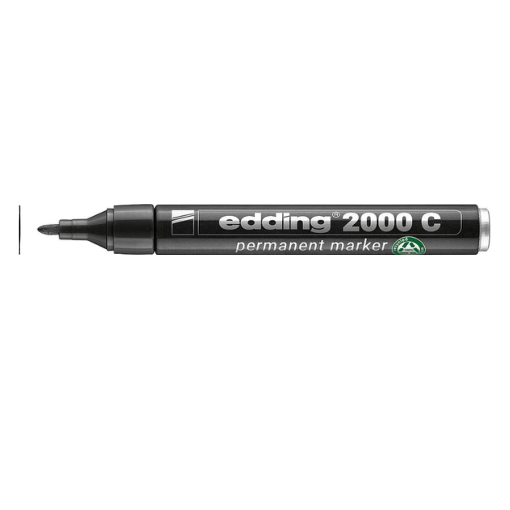 edding e-2000C Permanent Marker, Black