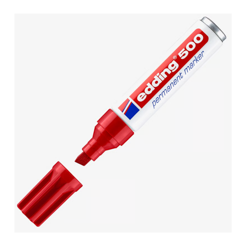 edding 500 Permanent Marker Red