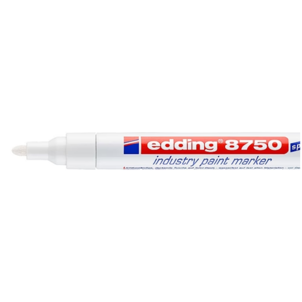 edding e-8750 Industry Paint Marker, White