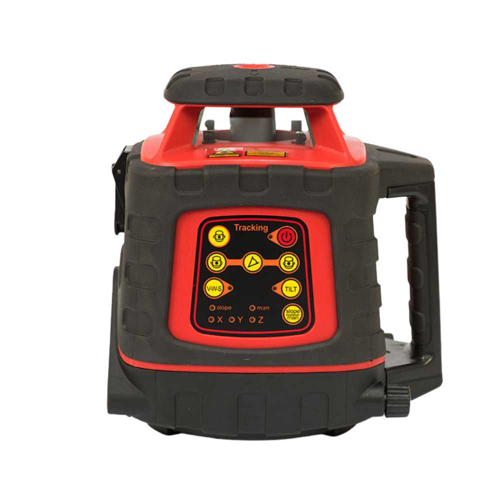 Redback Electronic Levelling Rotating Laser Level Horizontal/Vertical - with Auto Grade Match + Tracking Receiver