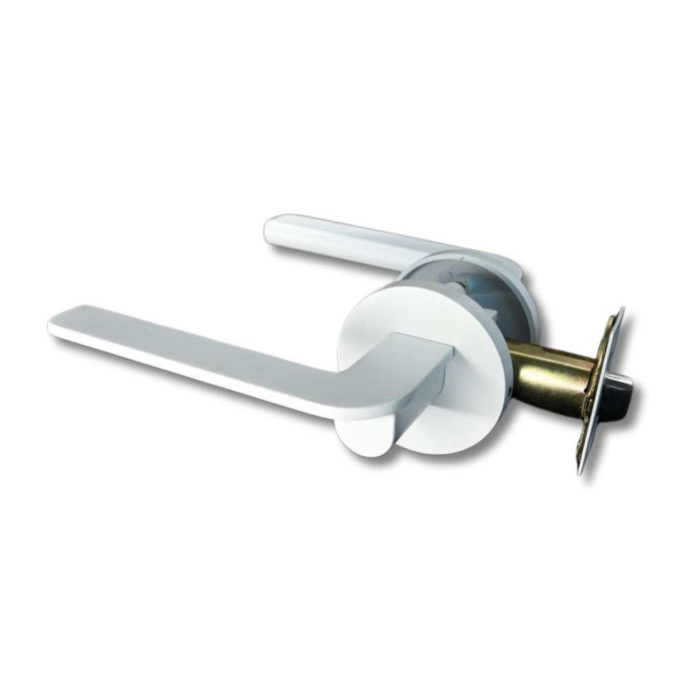 Worldwide Elgin Passage Lever Set - Matt White