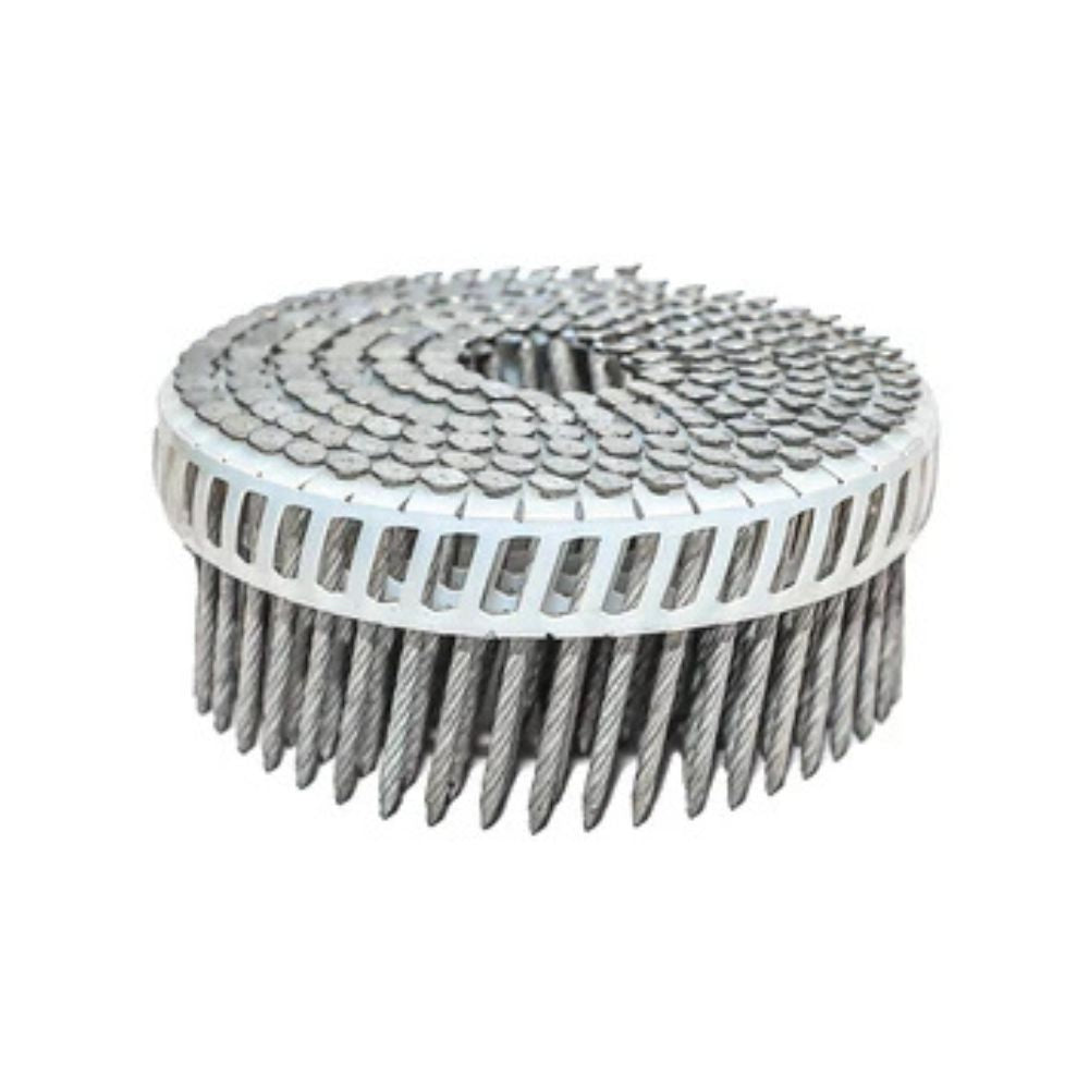 Air BPD 50mm x 2.5 Screw Shank Hardened Dacro Galv Flat Head Coil Nail - SOLD BY THE COIL