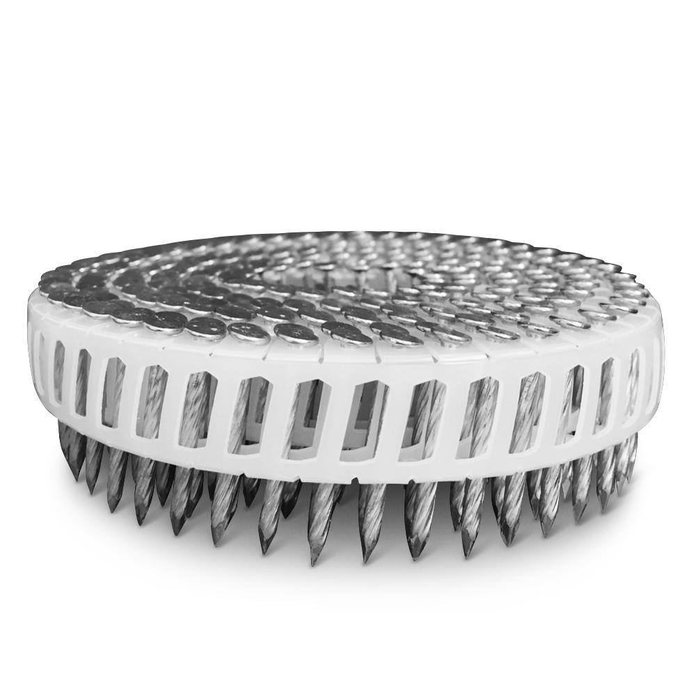 Air BPD 32mm x 2.5mm Screw Shank Electro Galvanised Flat Head Hardened Coil Nails - SOLD BY THE COIL