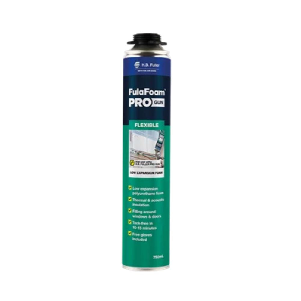 H.B. Fuller® FulaFoam PRO Flexible Low Expansion Foam 750ml (500g)