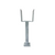 McIntyre® 100mm Full Stirrup Galvanised Post Support with 250mm leg