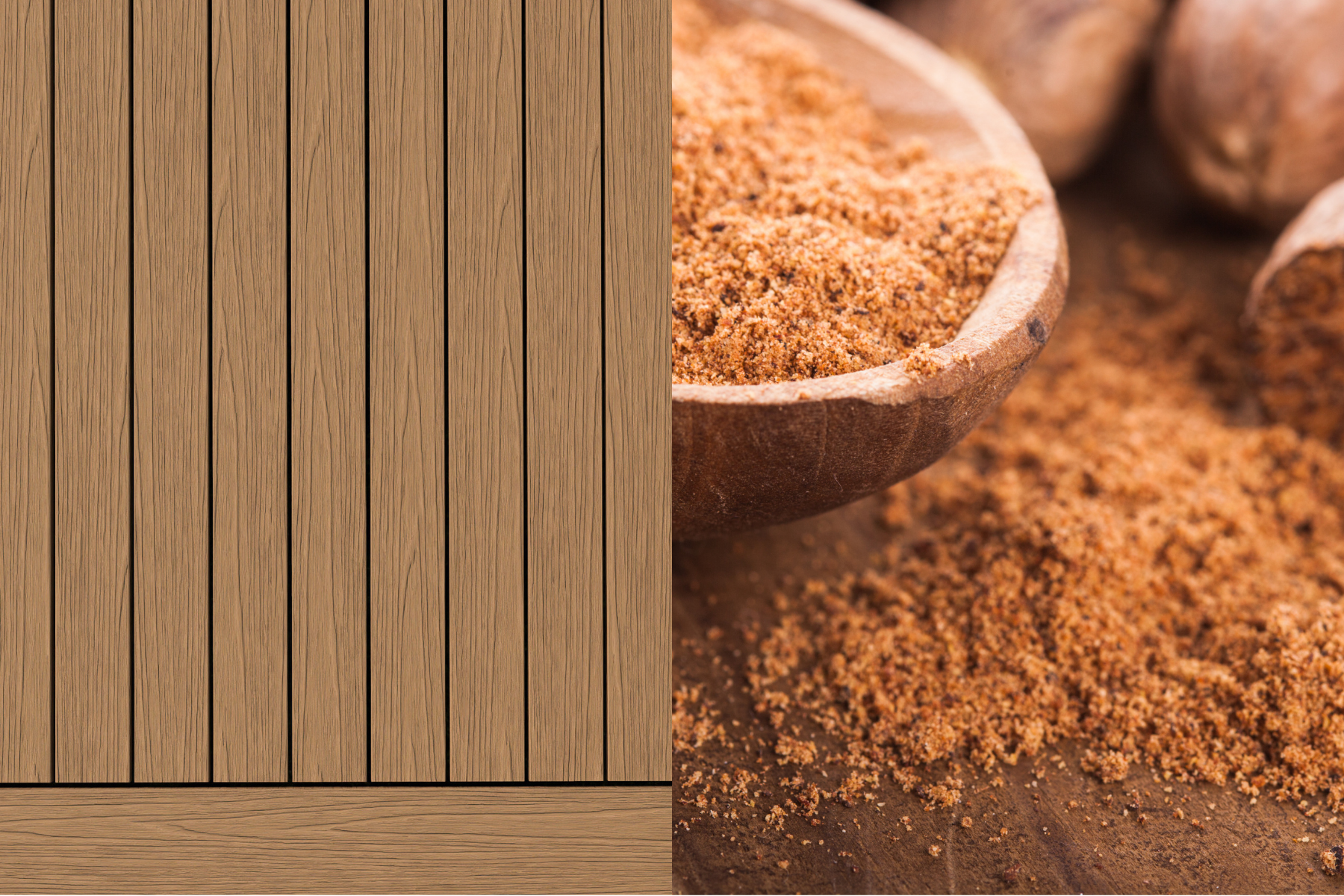 Nutmeg Brown: Square-Edge / Groove-Edge Deck Board