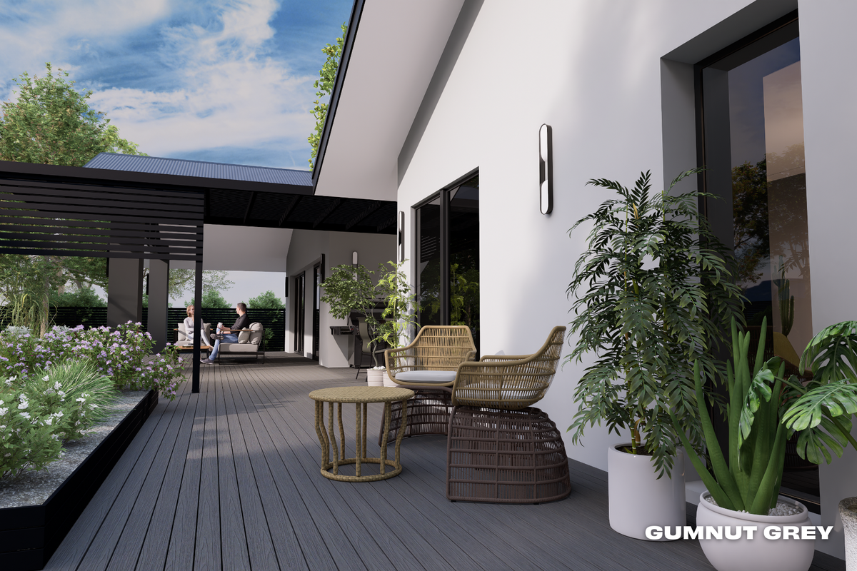 Gumnut Grey: Square-Edge / Groove-Edge Deck Board