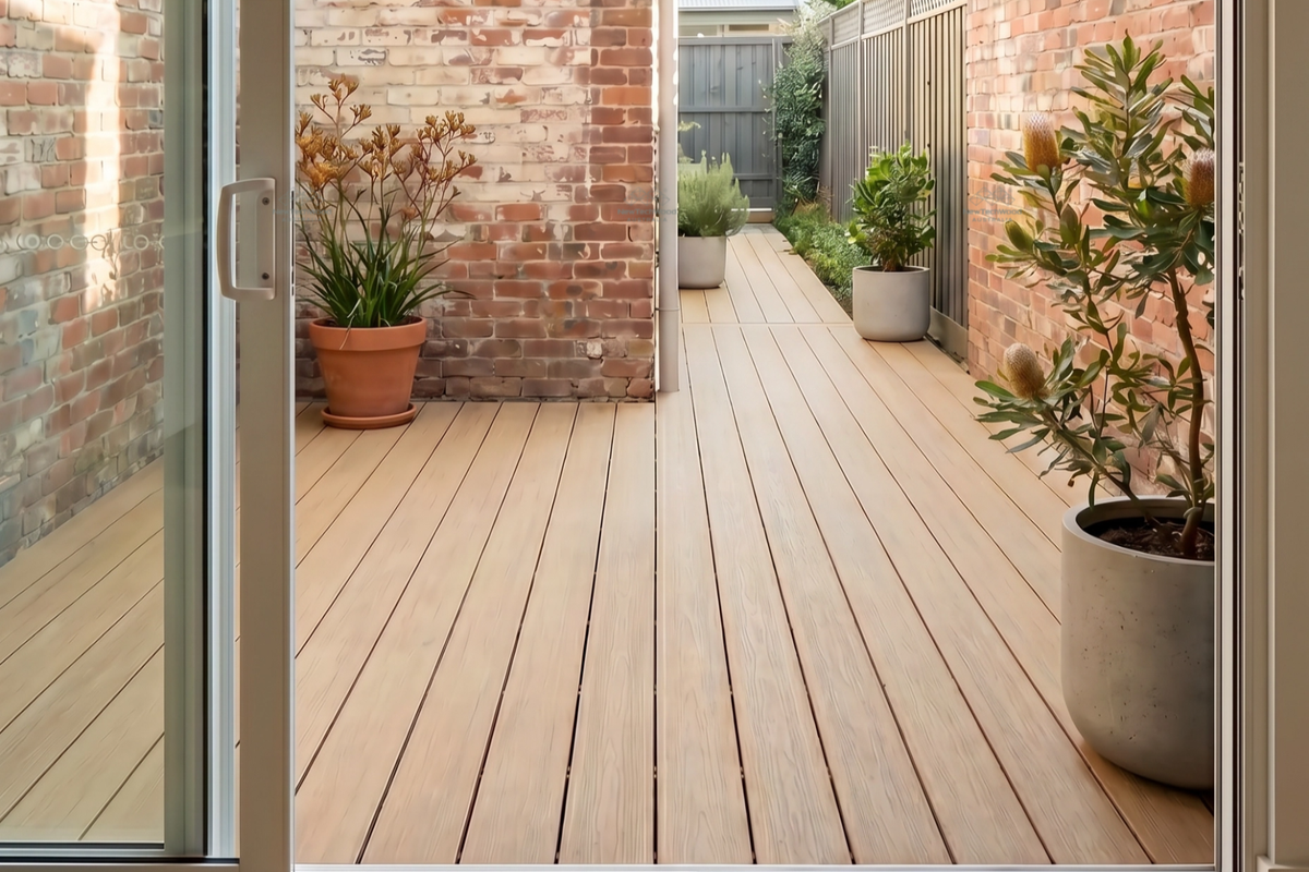 NewTechWood Composite Decking Soho Range - Blonde Oak
