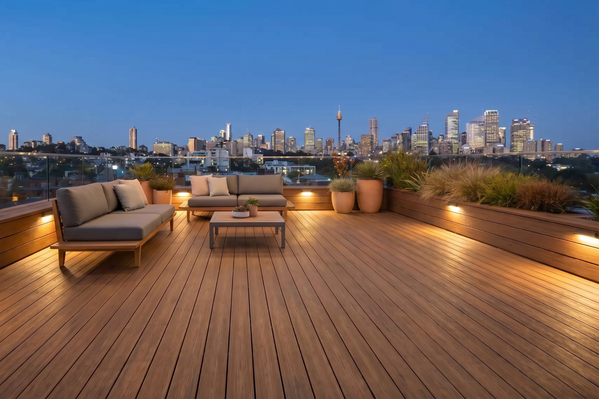 NewTechWood Composite Decking Soho Range - Merbau