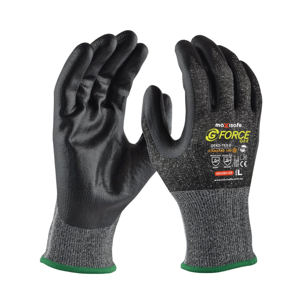 Maxisafe G-Force Cut D Micro-Foam NBR Glove - Sizes: XL &amp; XXL