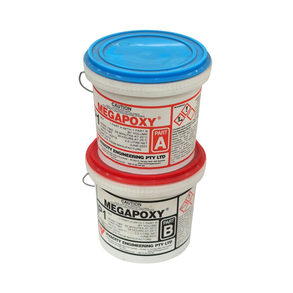 Megapoxy Epoxy Paste Adhesive Part A &amp; B 4 Ltr Mix