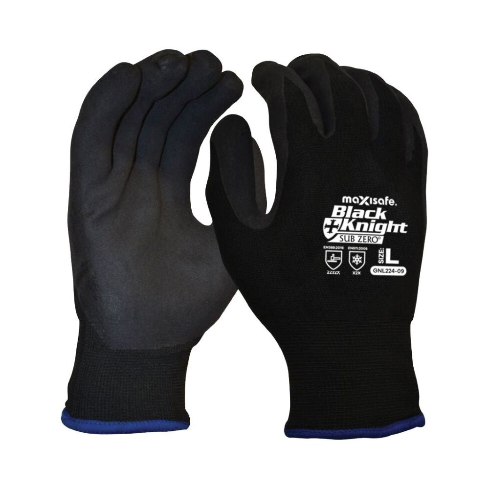 Maxisafe Black Knight Gripmaster Sub Zero Thermal Glove - Extra Large