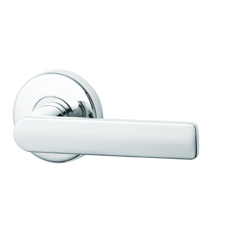 Lockwood Velocity Passage Set &amp; L4 Lever Lever TP Satin Chrome Pearl