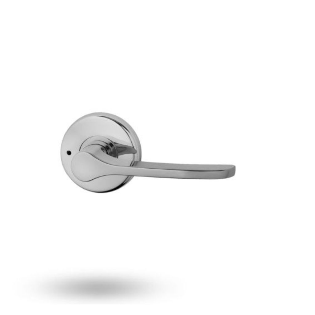 Lockwood Velocity Privacy Set &amp; L34 Lever Lever TP Satin Chrome