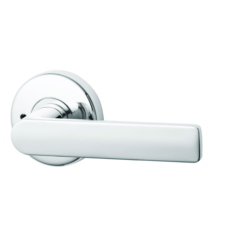 Lockwood Velocity Privacy Set &amp; L4 Lever Lever TP Satin Chrome Pearl