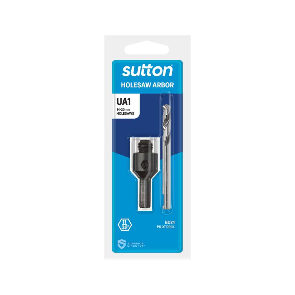 Sutton H112 Viper Series Holesaw Arbor for Various Hole Sizes 14-152mm Range