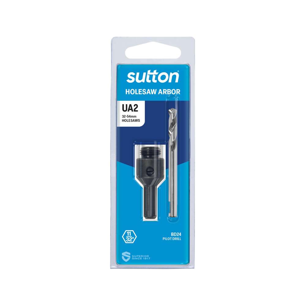 Sutton H112 Viper Series Holesaw Arbor for Various Hole Sizes 14-152mm Range