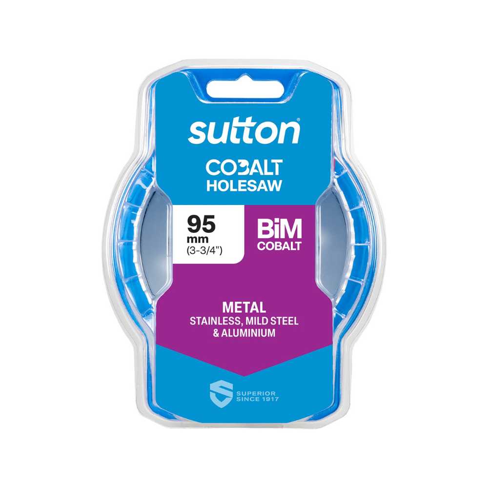 Sutton H125 Bi-Metal Holesaw – Cobalt 95mm (3-3/4)