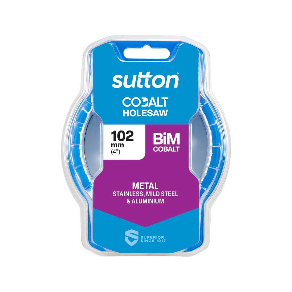 Sutton H125 Bi-Metal Holesaw – Cobalt 102mm (4&quot;)