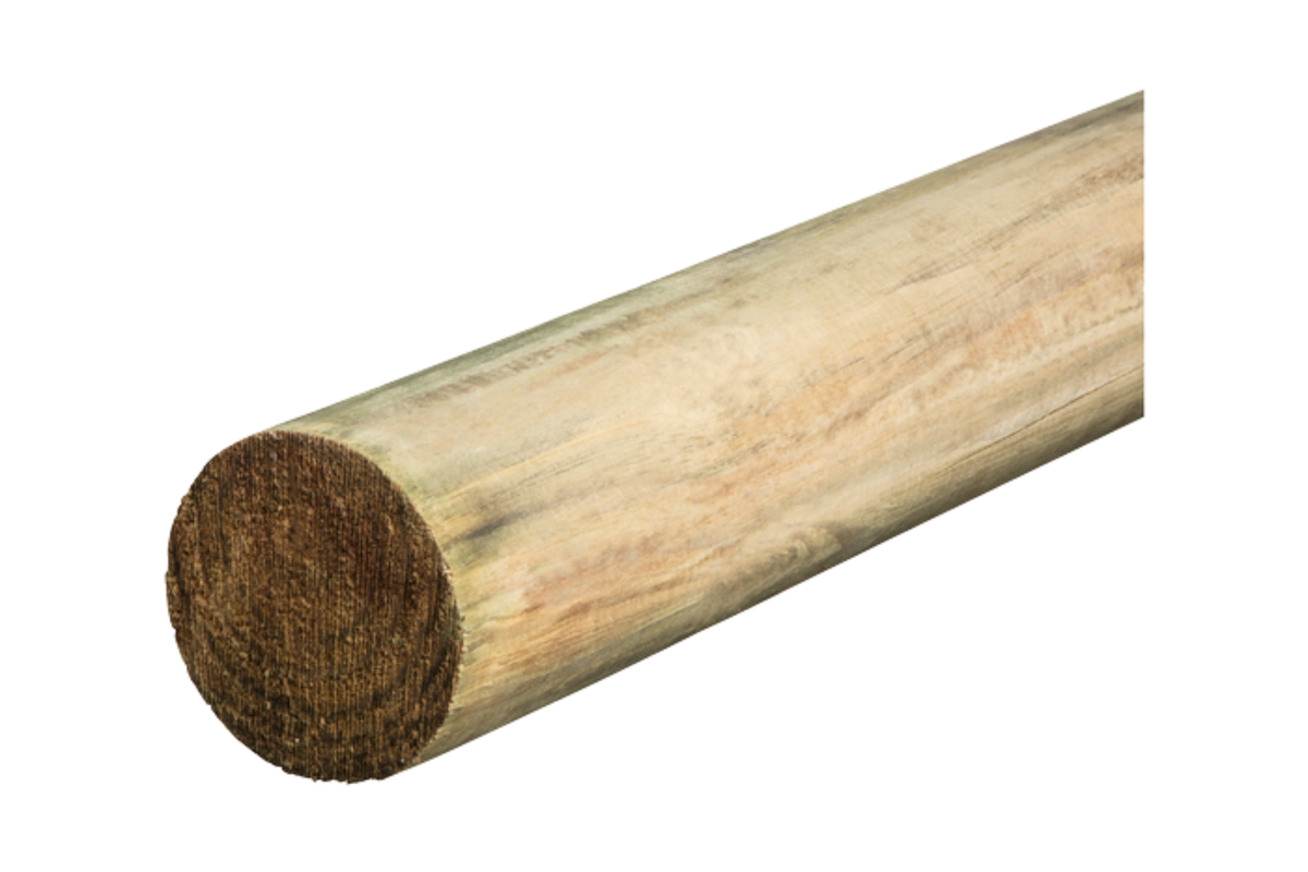 H4 Pine Precision Round Pole  120mm