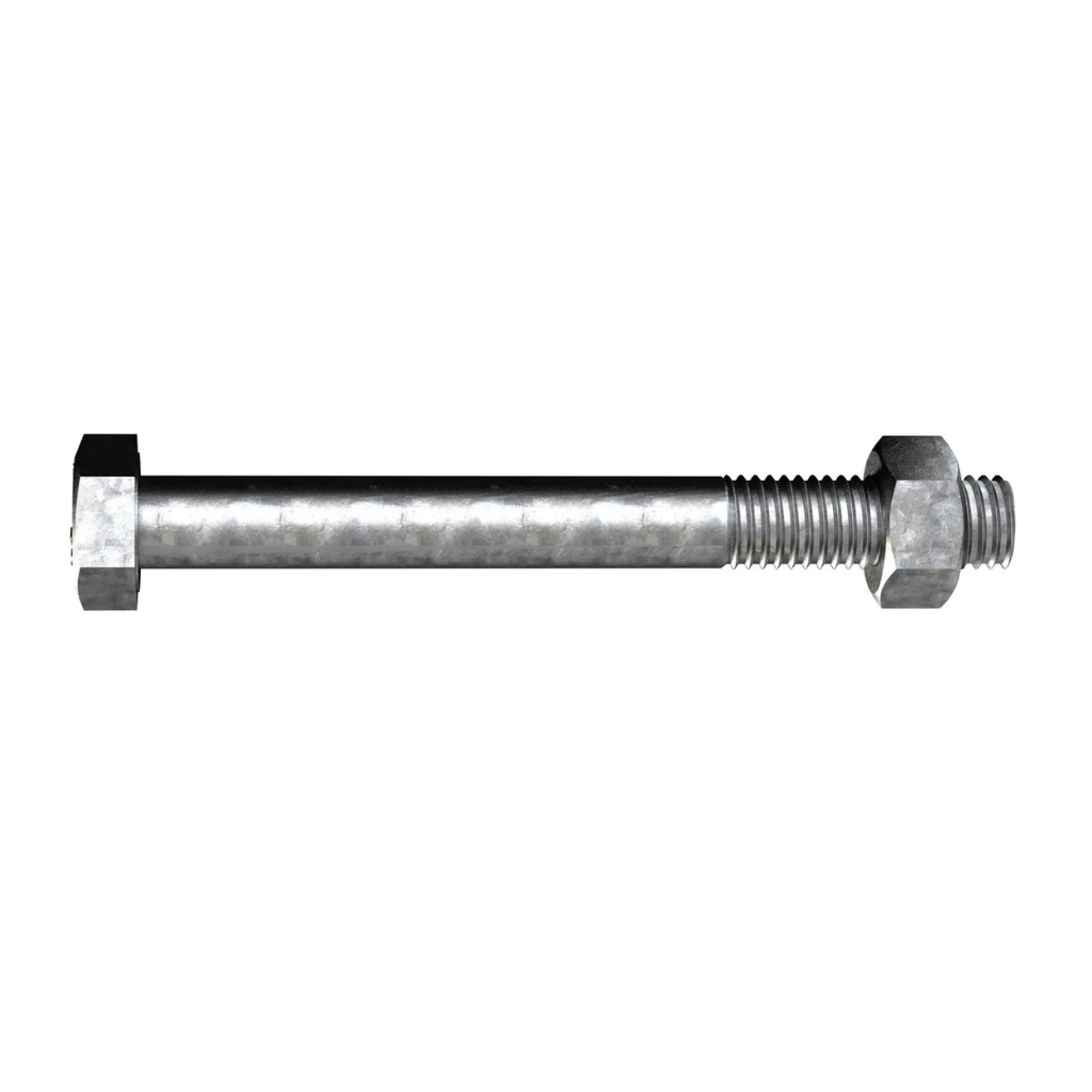 Bremick Hex Head Galvanised Bolt &amp; Nut M20 Various Sizes