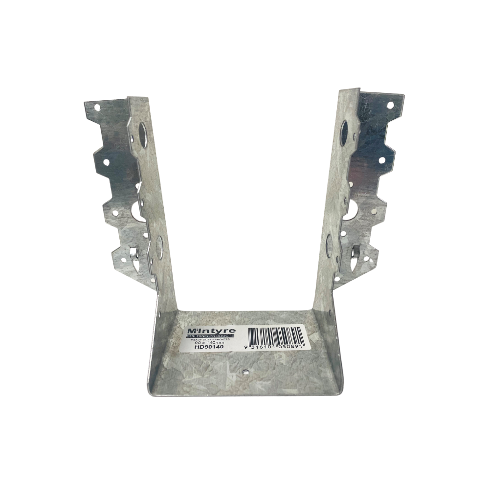 McIntyre® Heavy Duty Galvanised Joist Hanger Brackets 90mm x 140mm