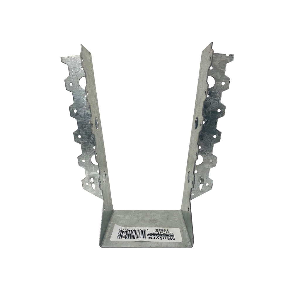 McIntyre® Heavy Duty Galvanised Joist Hanger Brackets 90mm x 200mm