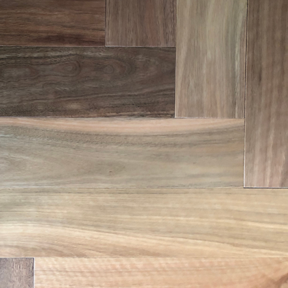 QLD Spotted Gum - Herringbone Sample