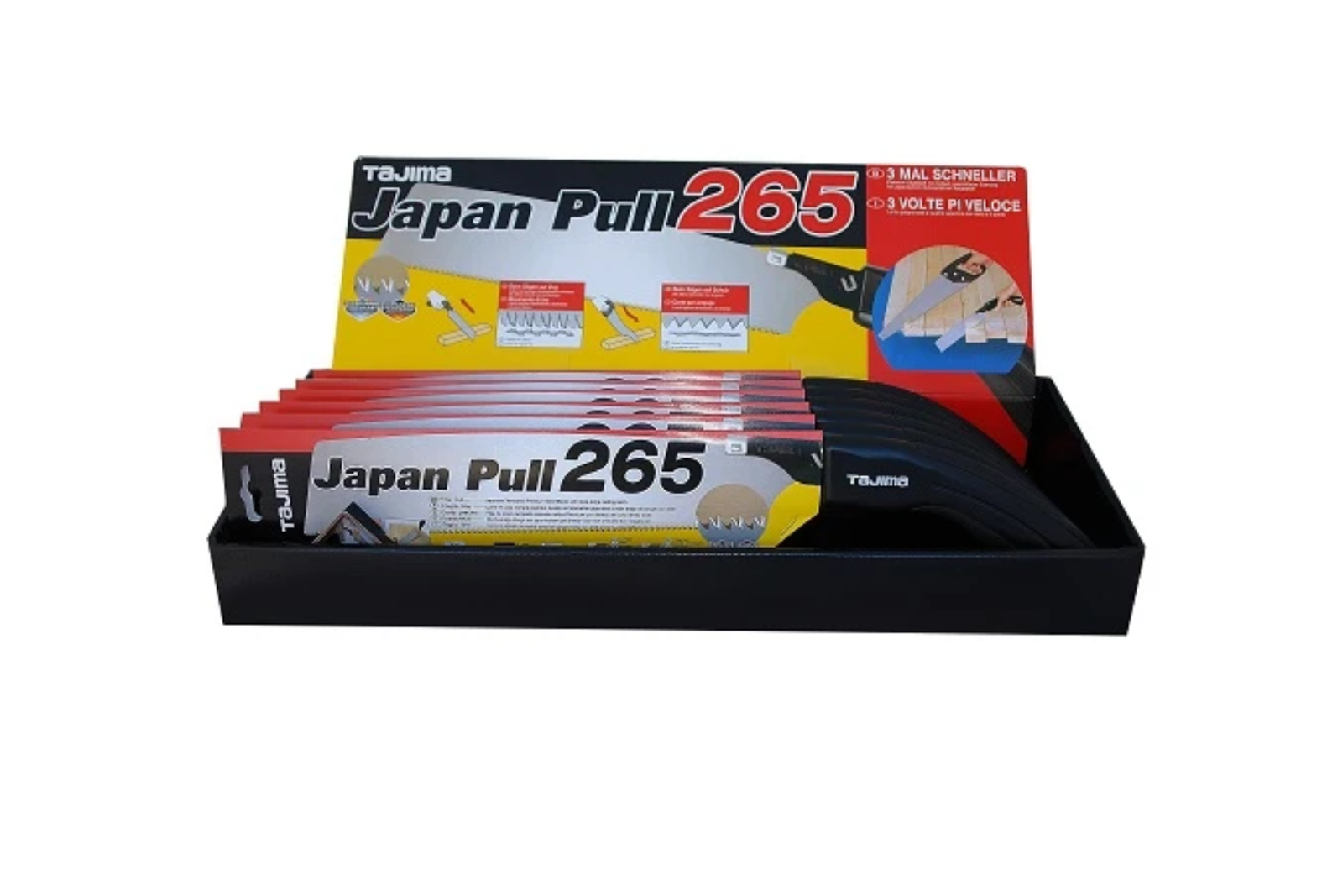 Tajima Japan Pull™ Saw Handle & Blade 265mm JPR265